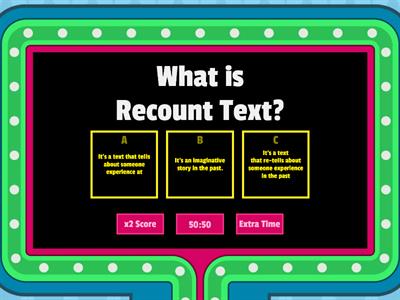 Intro to Recount Text 