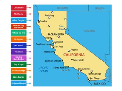 Places in California 