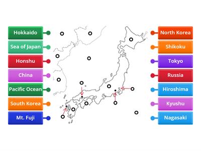 Japan Map Practice 