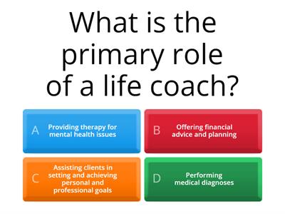 Life Coach Role