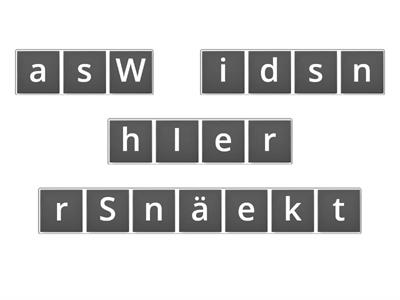 Anagram: schwierige Fragen beim Bewerben