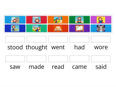 AS3 U7 irregular verbs match with pics