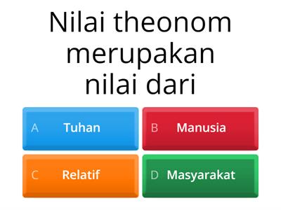 Sumber Nilai -sosiologi