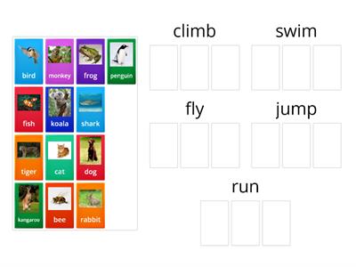 Animals (Group sort)