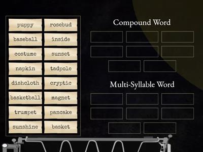 Lesson 1-12 Feature: Compound Words