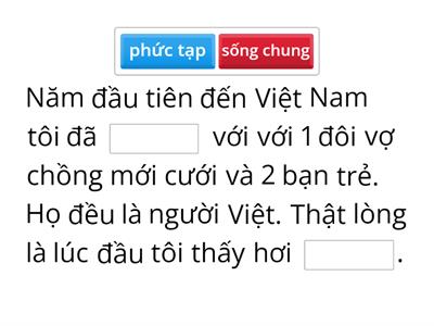 Bài đọc - Sống cùng người Việt