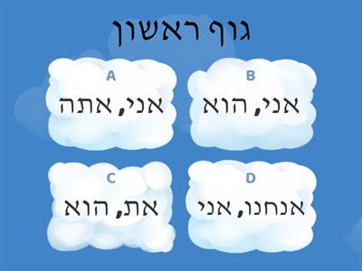 חידון כינויי גוף