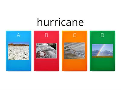 Types of Weather (RO4; M2 Vocabulary Bank)