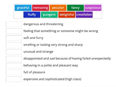 Adjectives (Word & Definition)