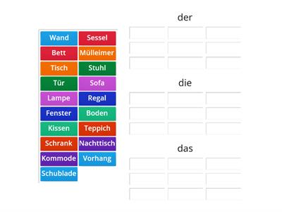 L2_Möbel/Zimmer Artikel zuordnen