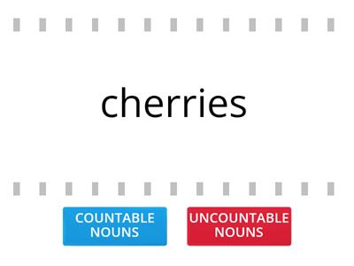 Countable and uncountable nouns (food)