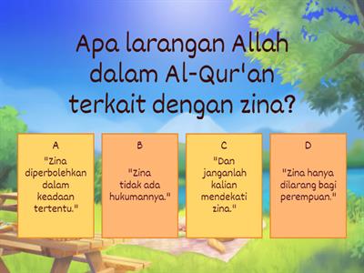 Soal Pilihan Ganda Al-Quran Hadits Menghindari Pergaulan Bebas dan Perbuatan Keji