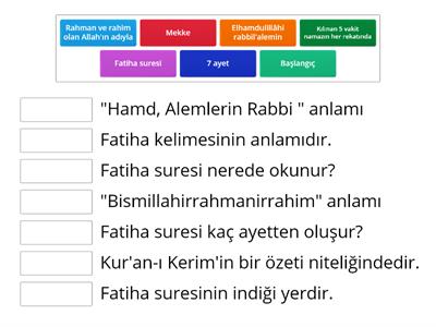 İnsan ve Çevre Doğru cevabı eşleştirelim