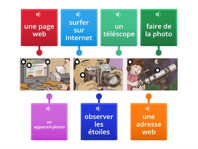 Vocabulaire - Les passe-temps, les travaux manuels et les jeux [activité 5]