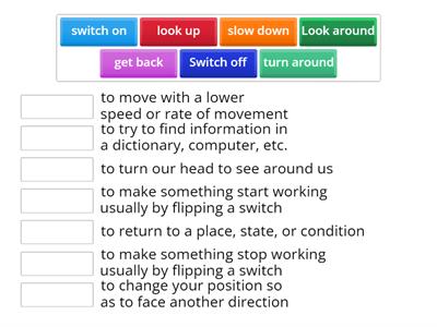 7 Phrasal verbs #4