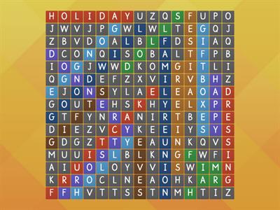 CHRISTMAS WORDSEARCH D-H
