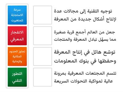  سمات المجتمع المعرفي