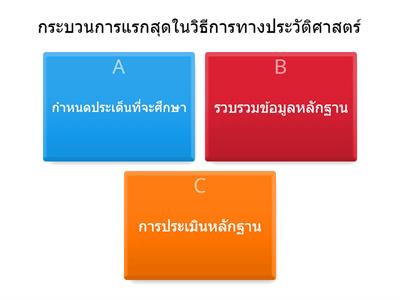 วิธีการทางประวัติศาสตร์