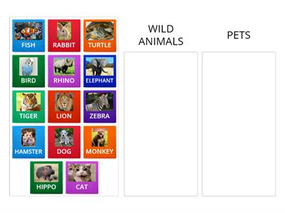 Wild Animals x Pets