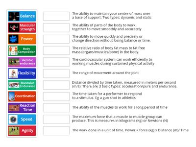 Components of Fitness 