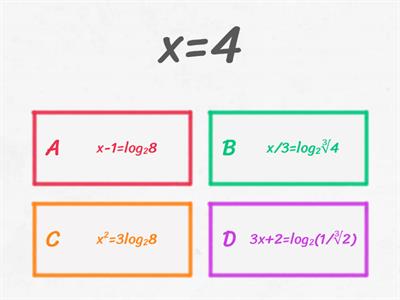 Logaritmusos egyenletek kvíz
