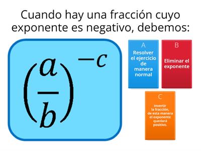 Propiedades de potencias 