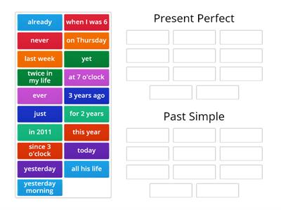 3.4 Present Perfect or Past Simple (Time expressions)