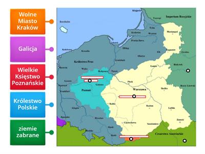 Ziemie Polskie Po Kongresie Wiedeńskim Powtórzenie - Materiały Dydaktyczne