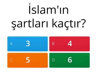 İslamın şartları 