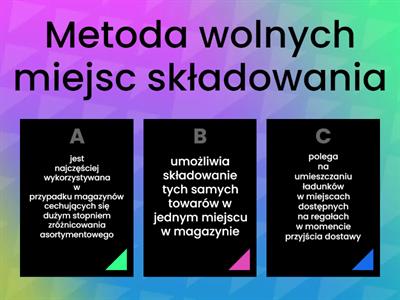 Metody składowania towarów