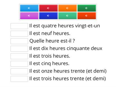 Lire l'heure - à l'oral - CM2