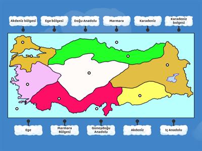 bölgeler haritası