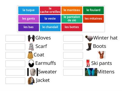 Les vêtements d'hiver