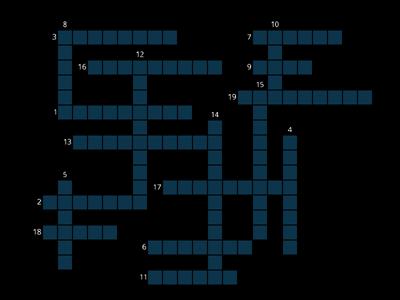 JR: pronunciation crossword