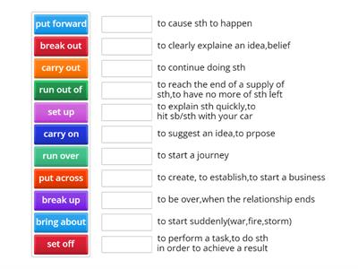 on screen 3 unit 7 phrasal verbs