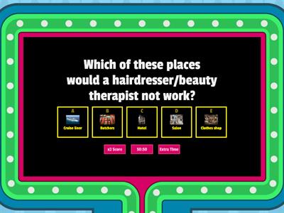  Beauty therapy quiz.