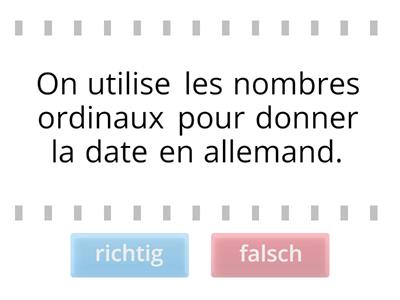 Les nombres ordinaux