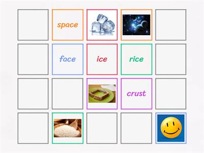Hard c and soft c word/picture match