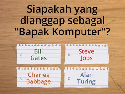 Quiz Sejarah dan Perkembangan Komputer (Informatika)