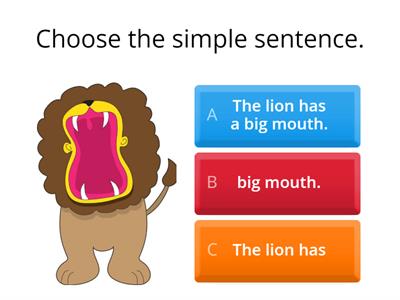 Grade 1 -Simple Sentences