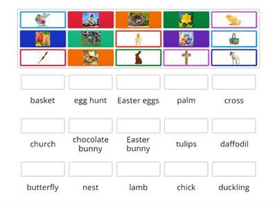 Easter - vocabulary