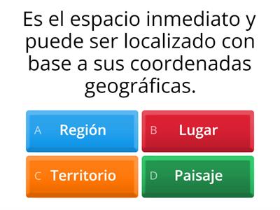 CATEGORIAS DE ANALISIS DEL ESPACIO GEOGRÁFICO