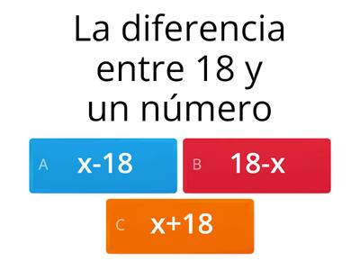 Lenguaje algebraico