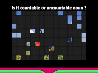 Countable / uncountable 