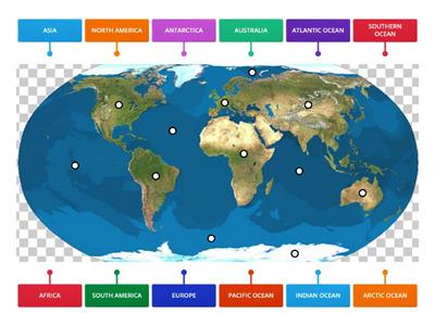 CONTINENTS AND OCEANS 