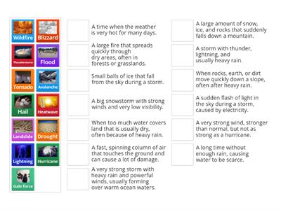 B1. Extreme Weather Vocabulary