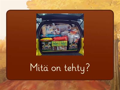 Mitä on tehty? Mitä ei ole tehty?