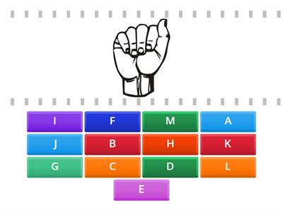 A-M ASL Fingerspelling