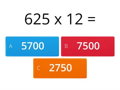 Înmulțirea unui număr natural de trei cifre cu un număr natural de două cifre