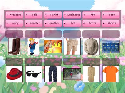 Clothes and weather 3rd grade